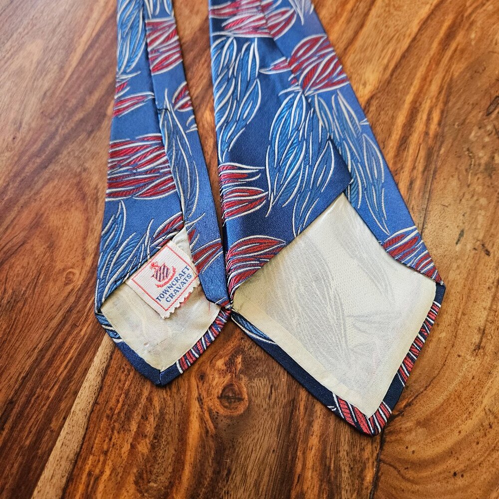 Vintage‎ 30s 40s Towncraft Neck Tie - Picture 5 of 5